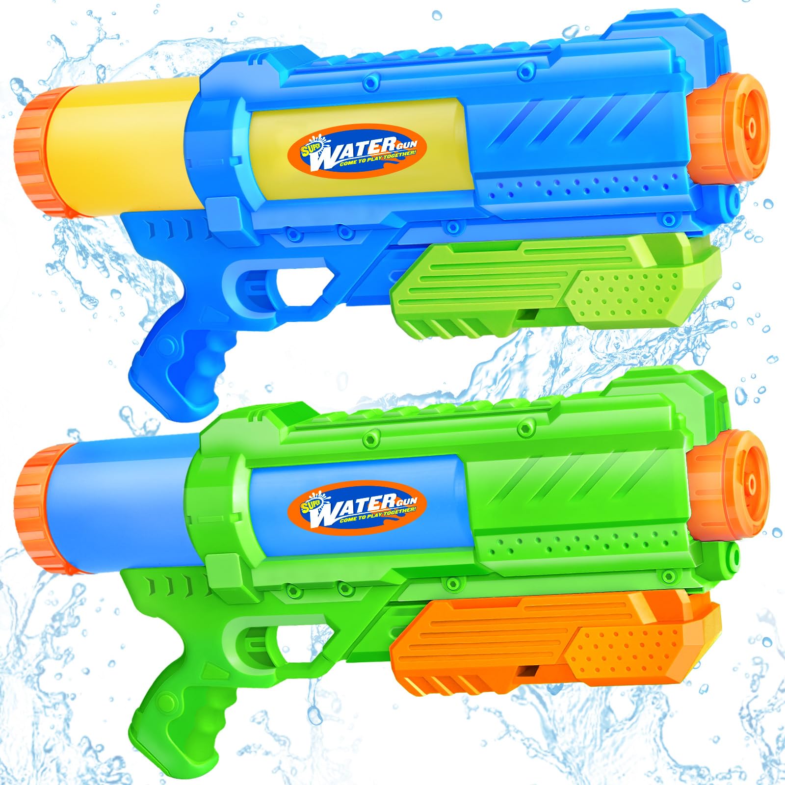 Fikamd bright blue and green colors boost visibility by poolside.