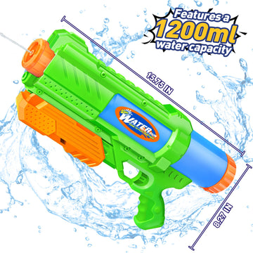Fikamd pump-action water gun enables quick reloading during fast battles