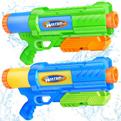 Fikamd Super Water Gun Pack front view with 1200cc capacity for outdoor fun.