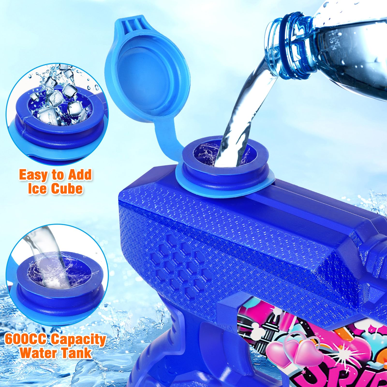 Fikamd gift-ready water guns pack suits summer gifts.