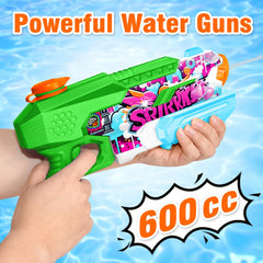 Fikamd long-range water guns shoot up to 28–32 feet.