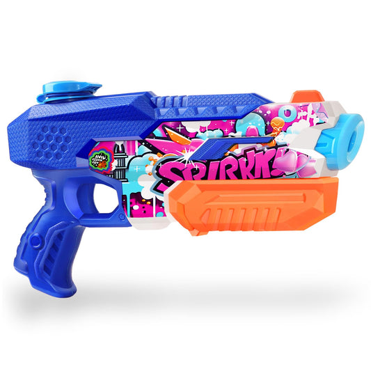Fikamd water guns quick-fill opening enables fast refills.