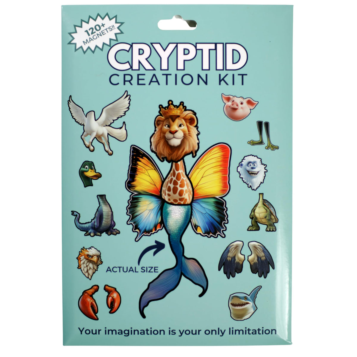Filigree Fox Design cryptid magnets assembly: colorful fridge magnets for creative play.
