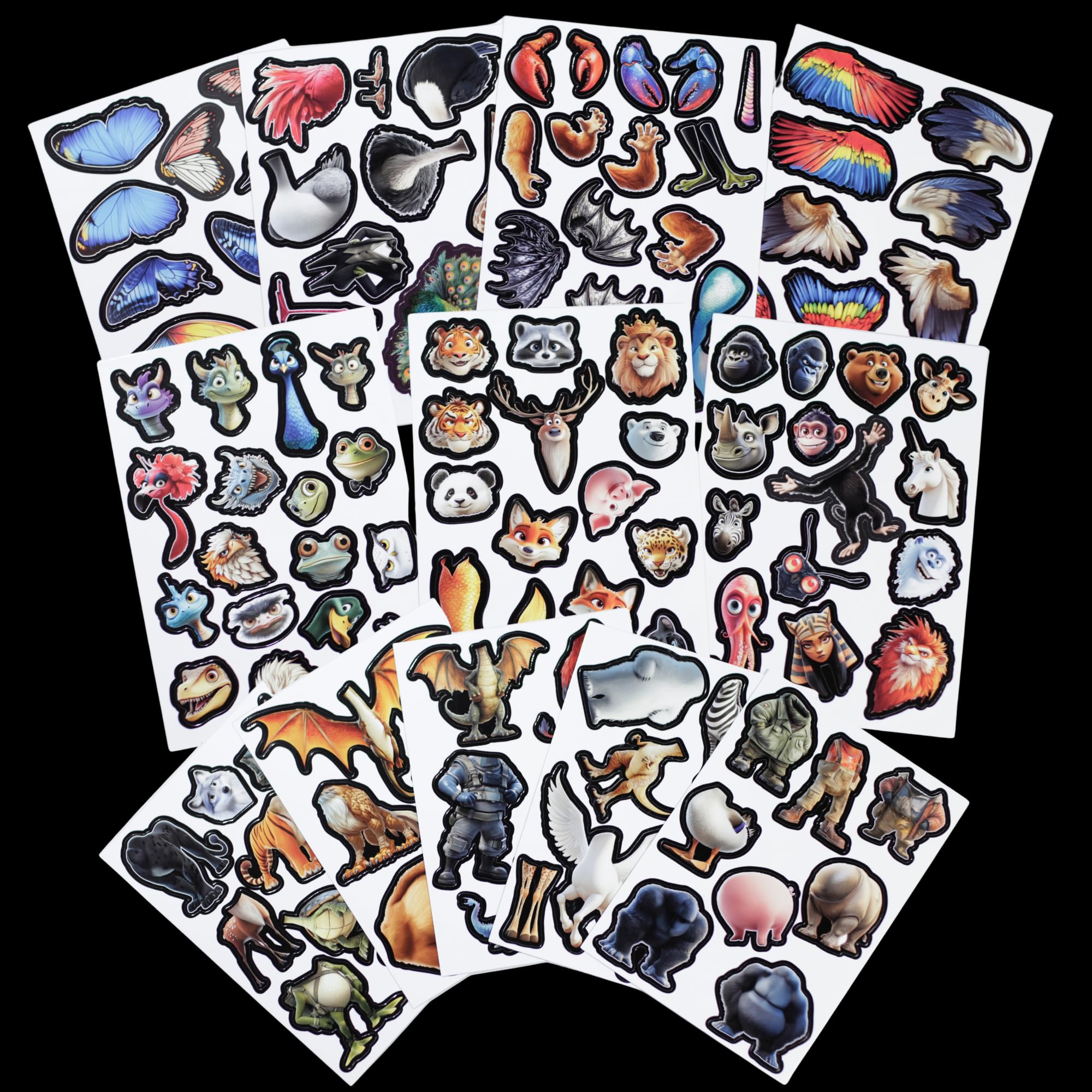 Filigree Fox Design cryptid magnets claws: durable pieces for fearless fridge adventures.