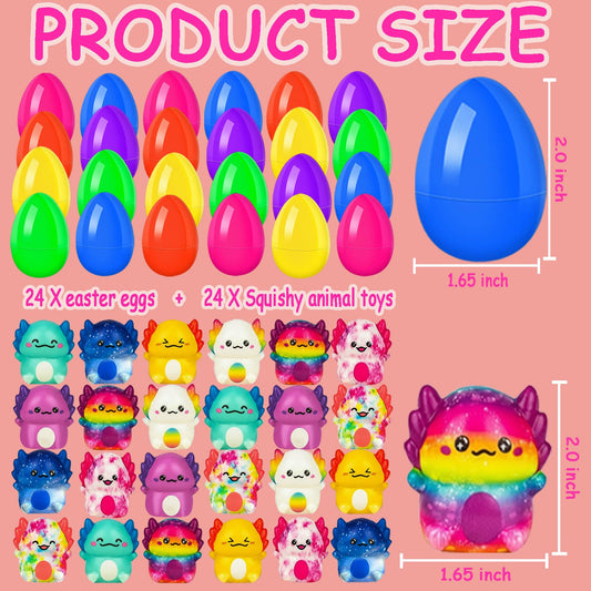 Filledeggs bright-colored Easter eggs with hidden toys for kids.