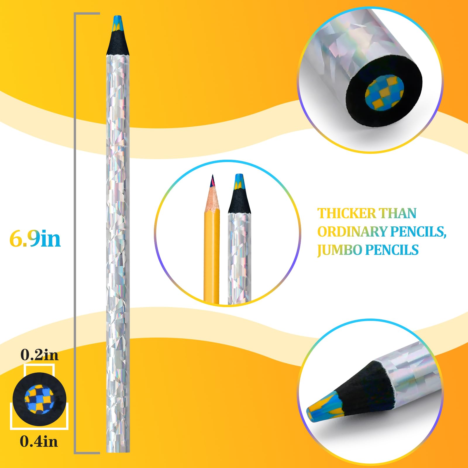 FilmHOO pencil sharpener included for quick, clean sharpening