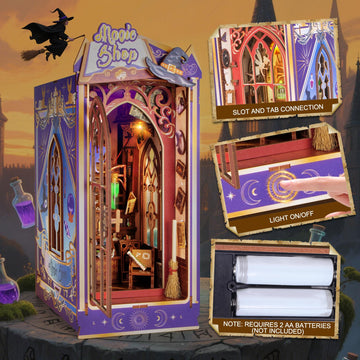Fimeetoy bookshelf decor miniatures brighten any reading corner