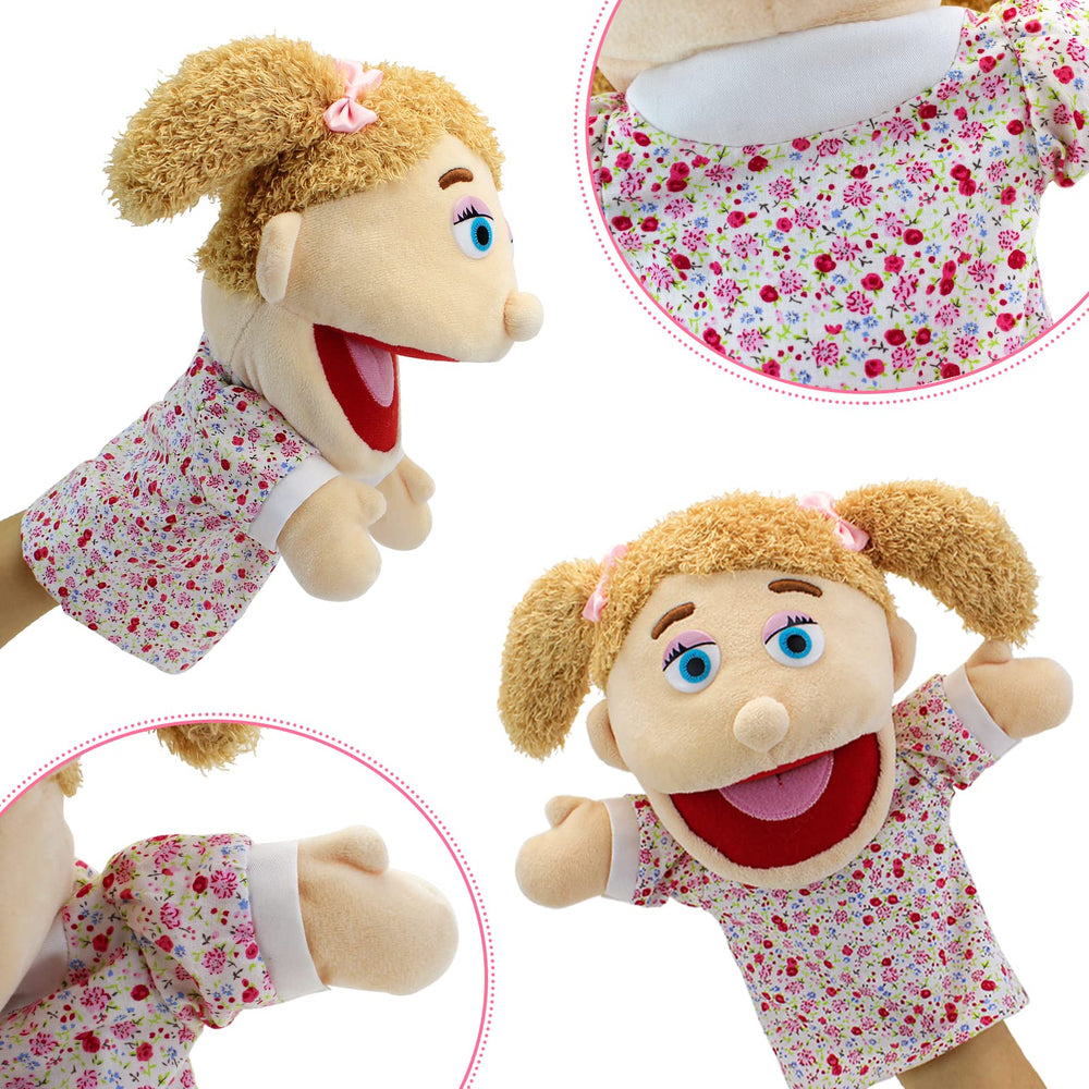 FIMIGID family puppet grandfather for intergenerational storytelling and role play