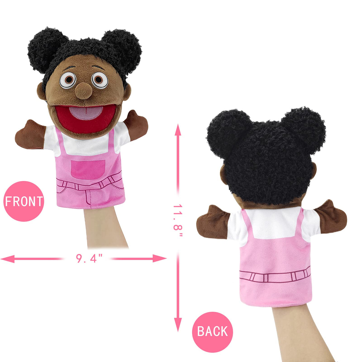 Fimigid puppet mouth movement design enables expressive performances.