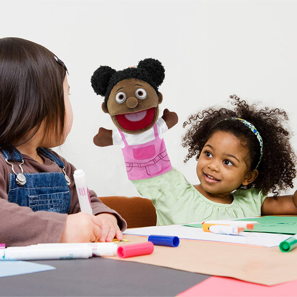 Fimigid puppets support storytelling in classrooms and at home.