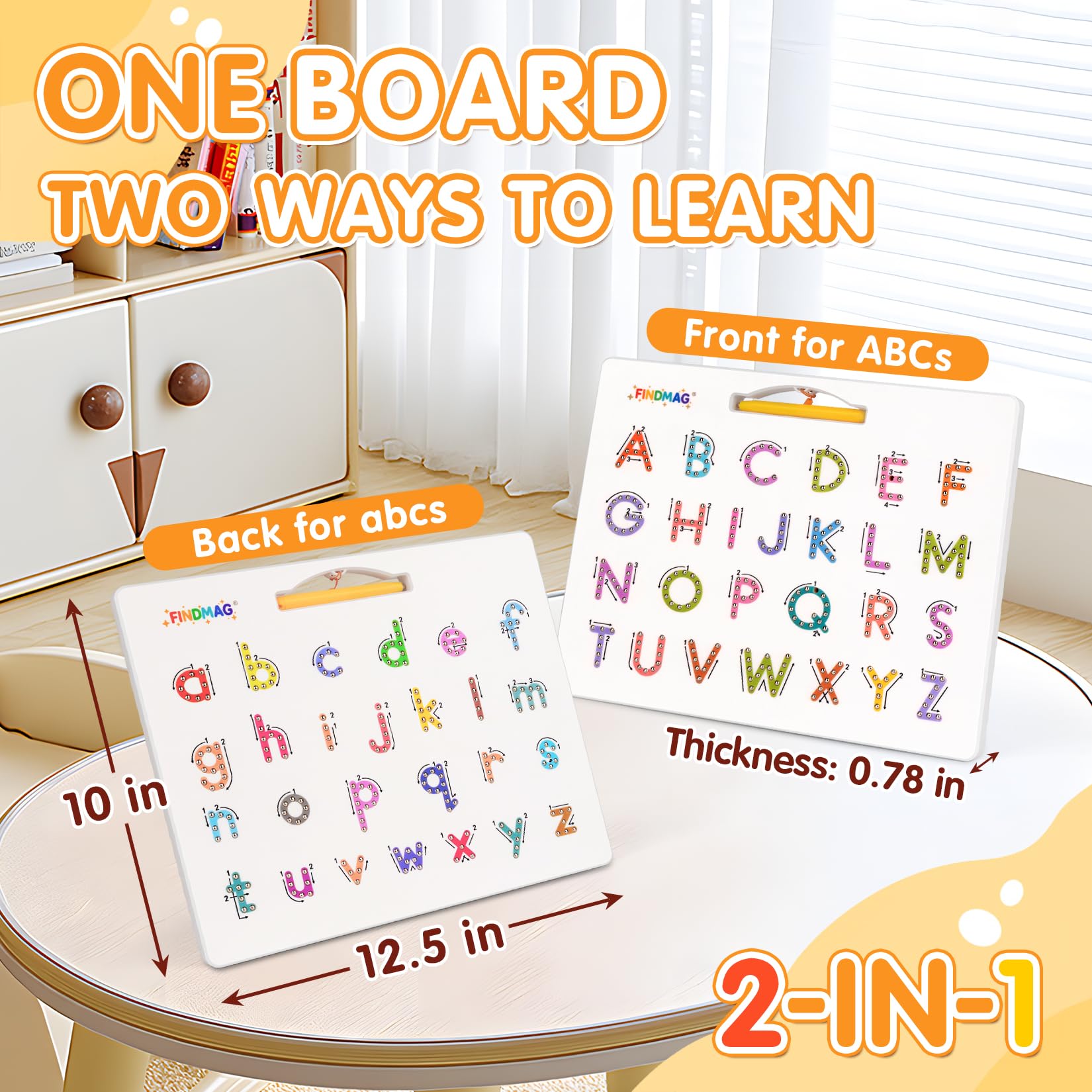 FINDMAG classroom-friendly tool supporting handwriting and letter recognition
