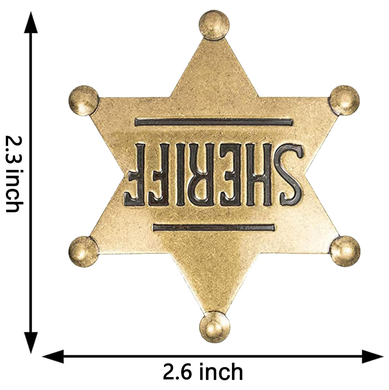Finduat sheriff badge pack ideal for party favors and goodie bags.