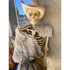 Finduat western-themed badge display adding authentic look to events.