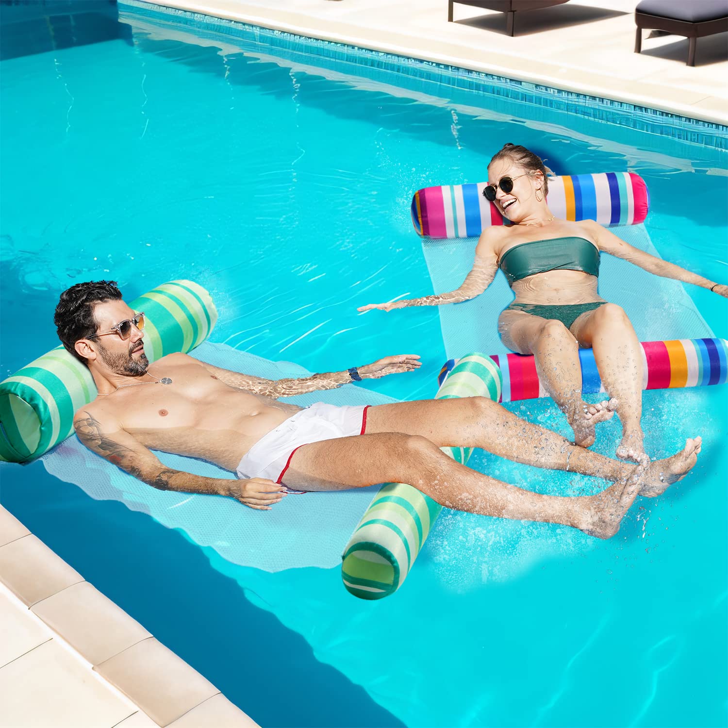 FindUWill footer pillow pair enhances resting comfort while floating