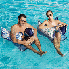 FindUWill inflatable water pillow pair for added neck comfort during sunny days