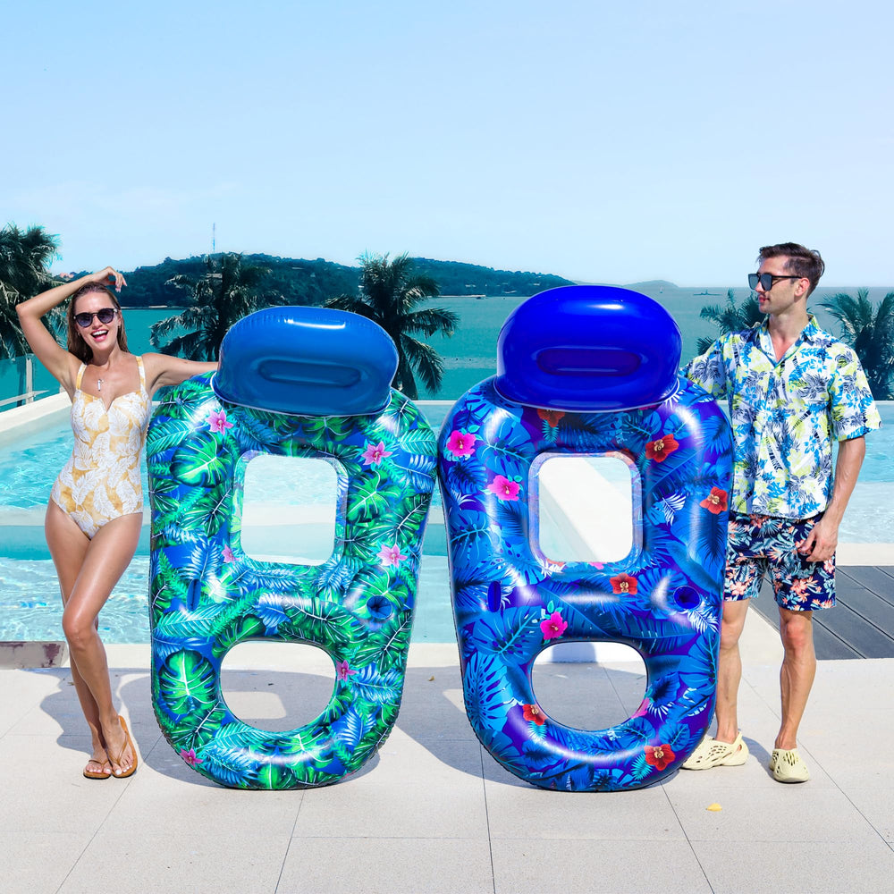 FindUWill footrest lounge enhances relaxation while floating