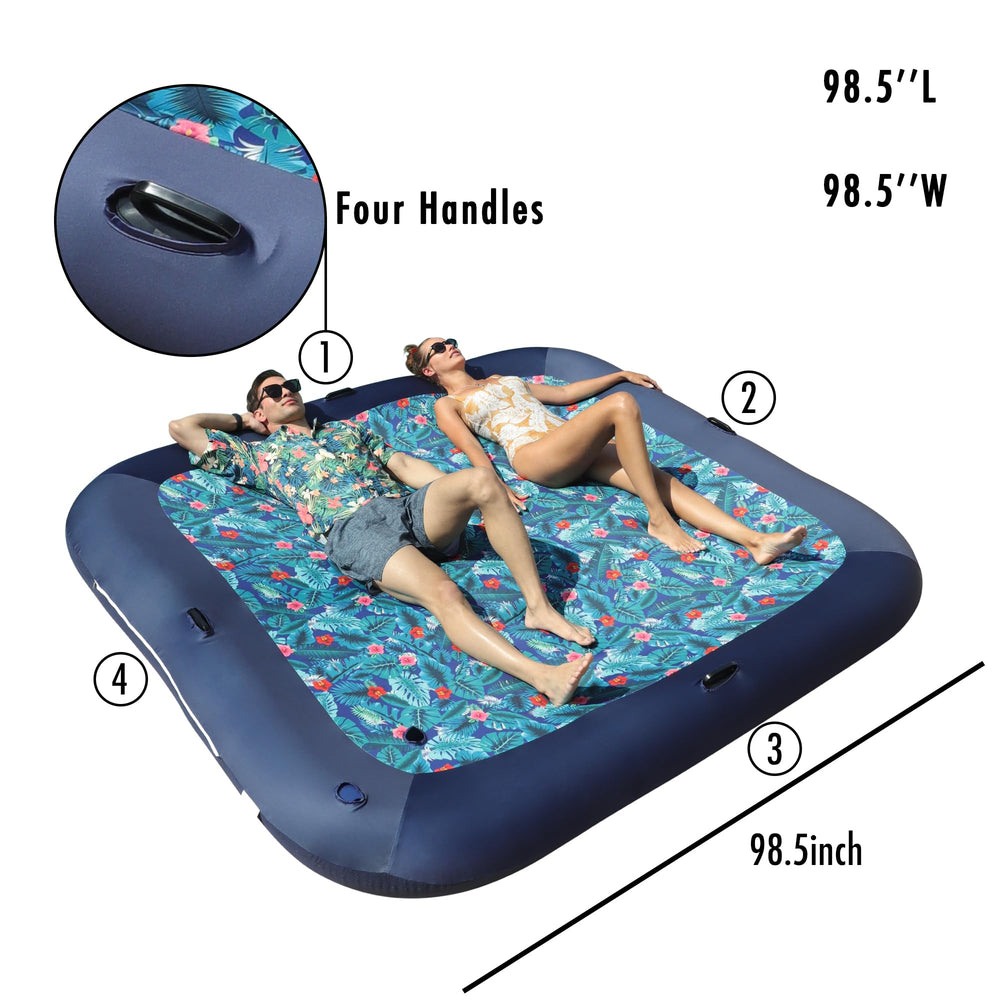 FindUWill pool float with pillow attachment for lounging
