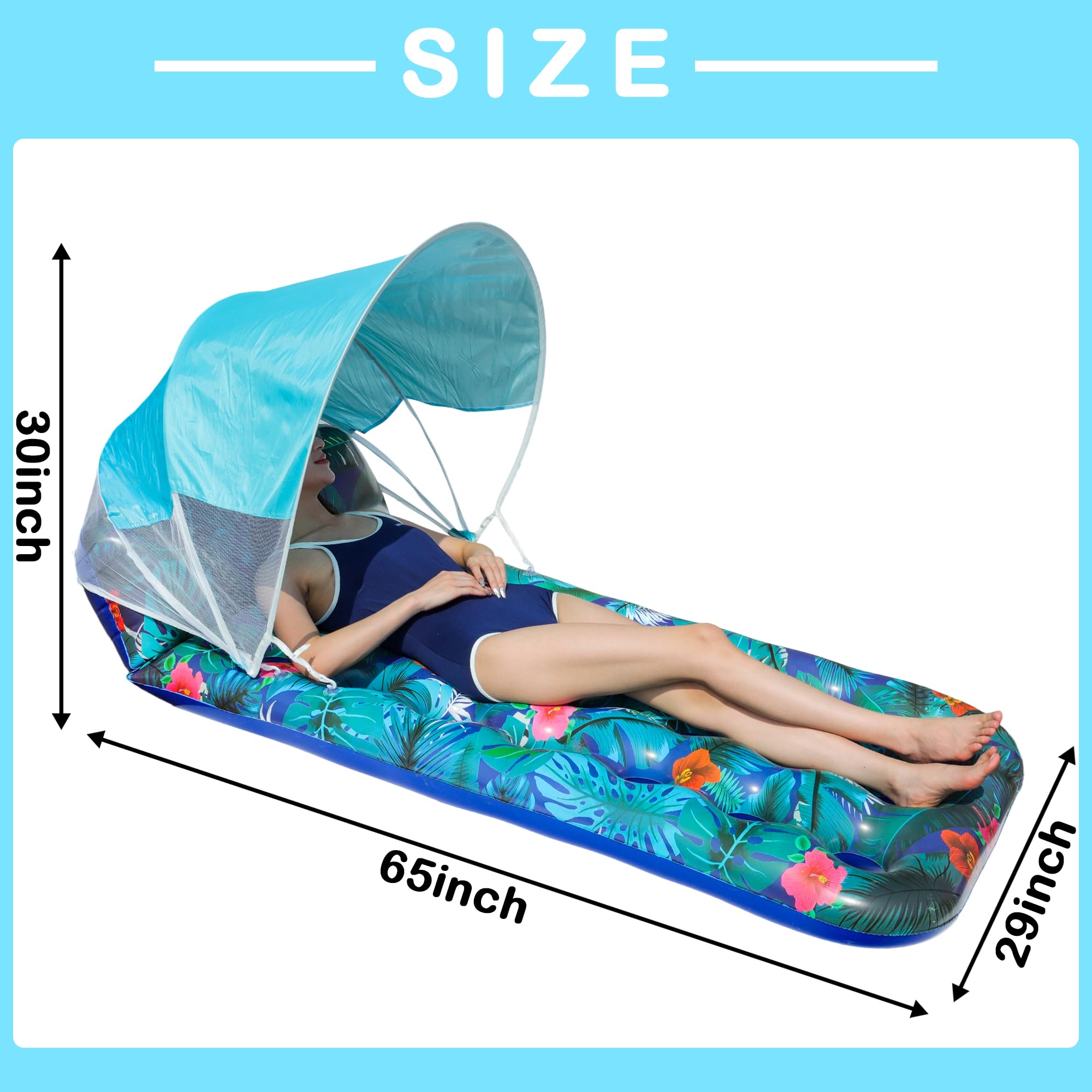 FindUWill portable pool floats designed for easy setup and travel