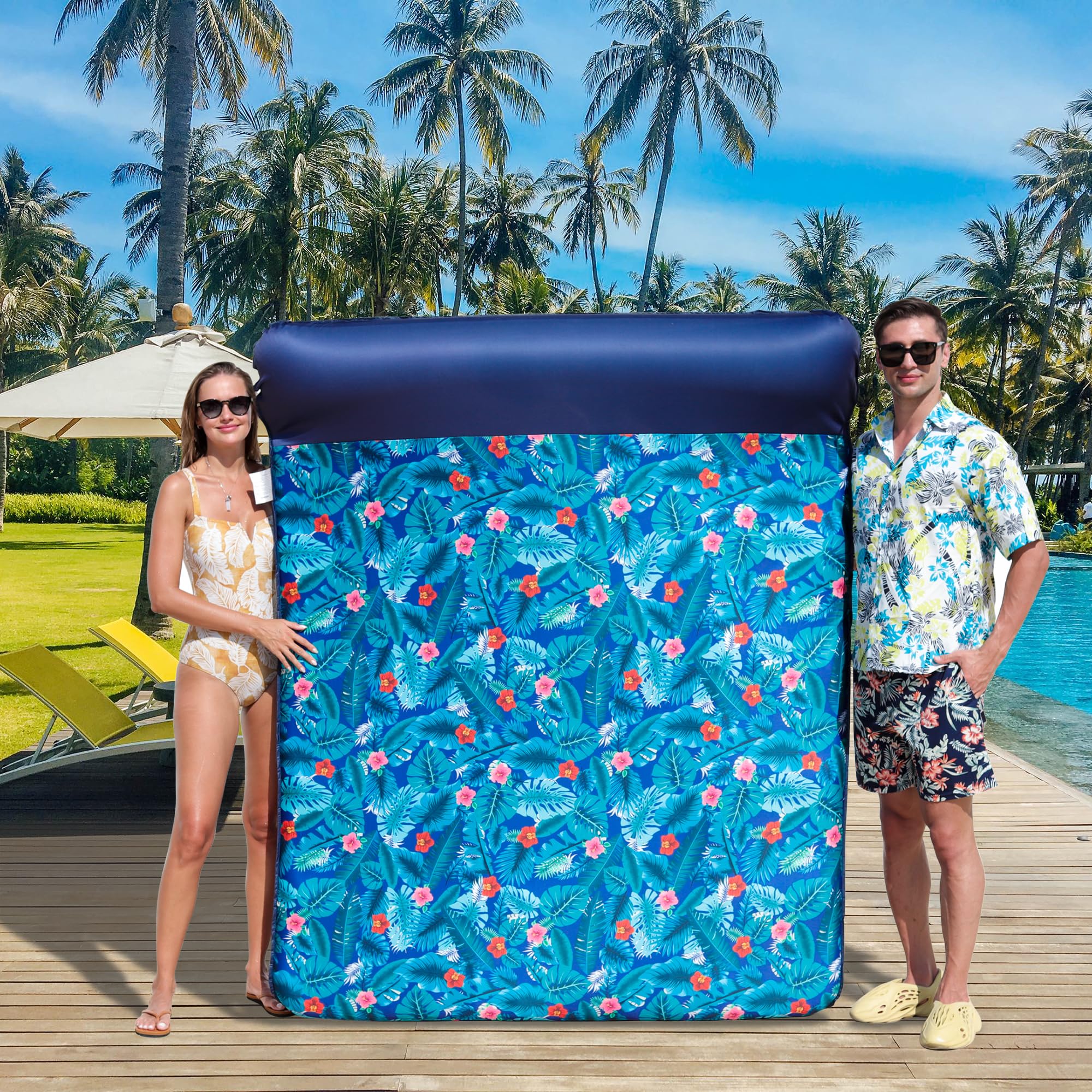 FindUWill road-trip-ready float fits in car trunks for versatile outdoor rests.