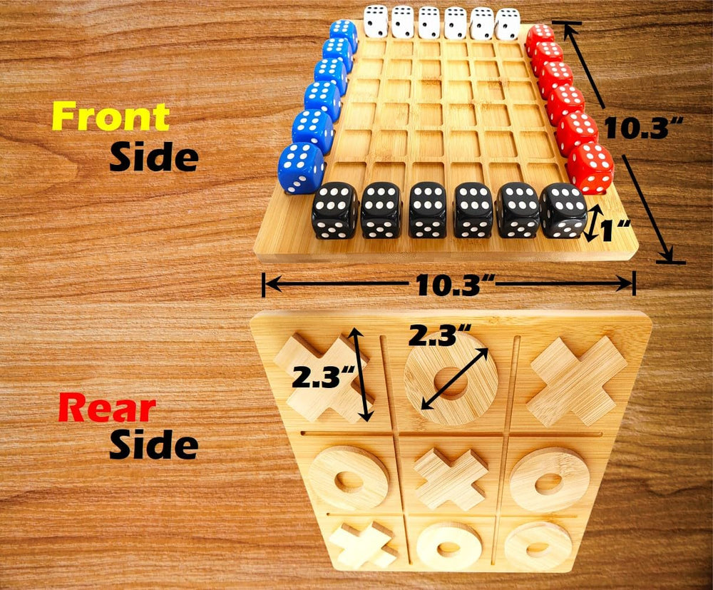 FINENI TicTacToe rear board for fast, casual rounds.