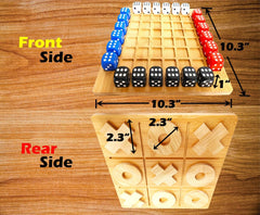 FINENI TicTacToe rear board for fast, casual rounds.