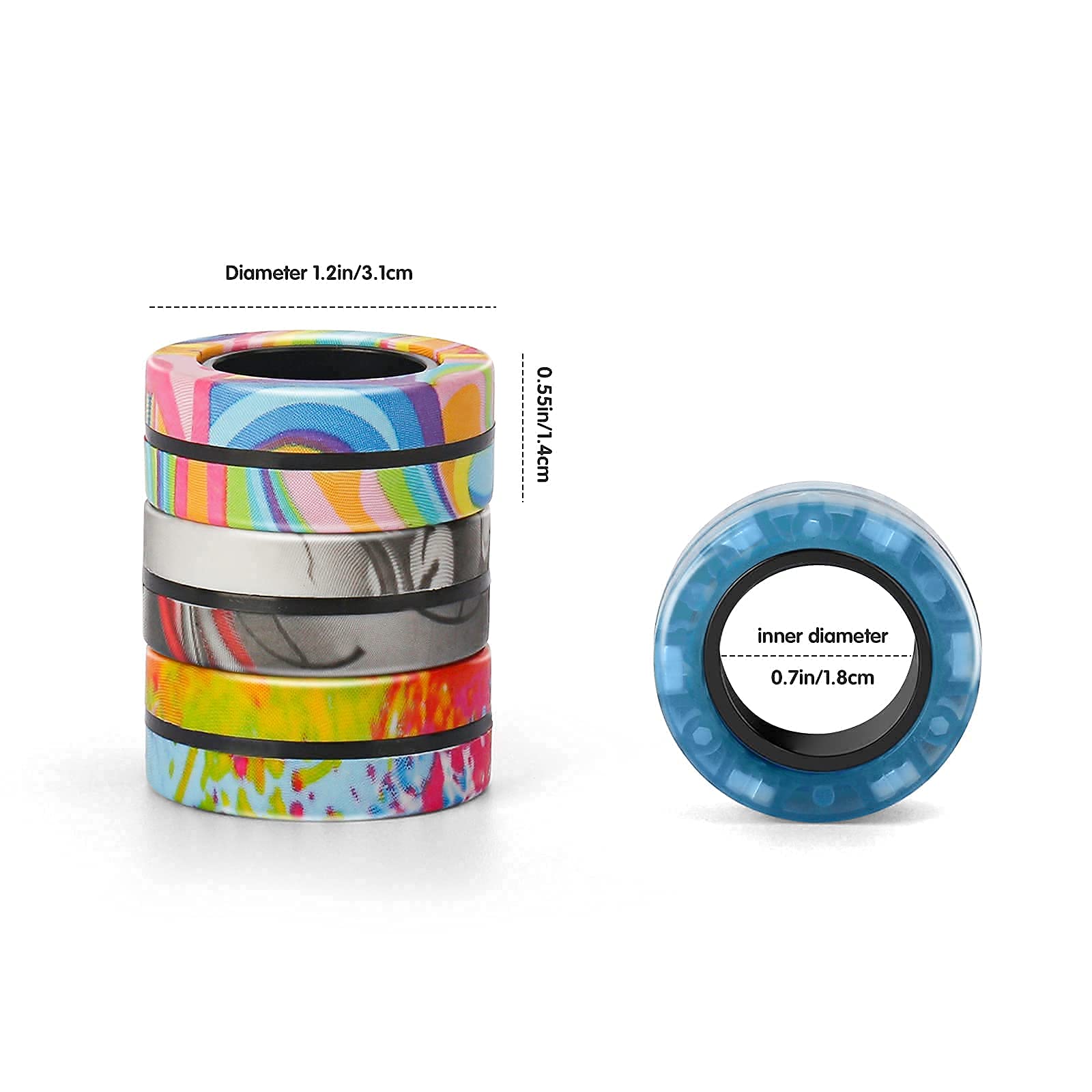 Finger Rock anxiety relief ring use demonstrates focus-friendly tactile engagement.