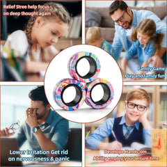 Office-friendly Finger Rock Rings boost discreet focus at work or school.