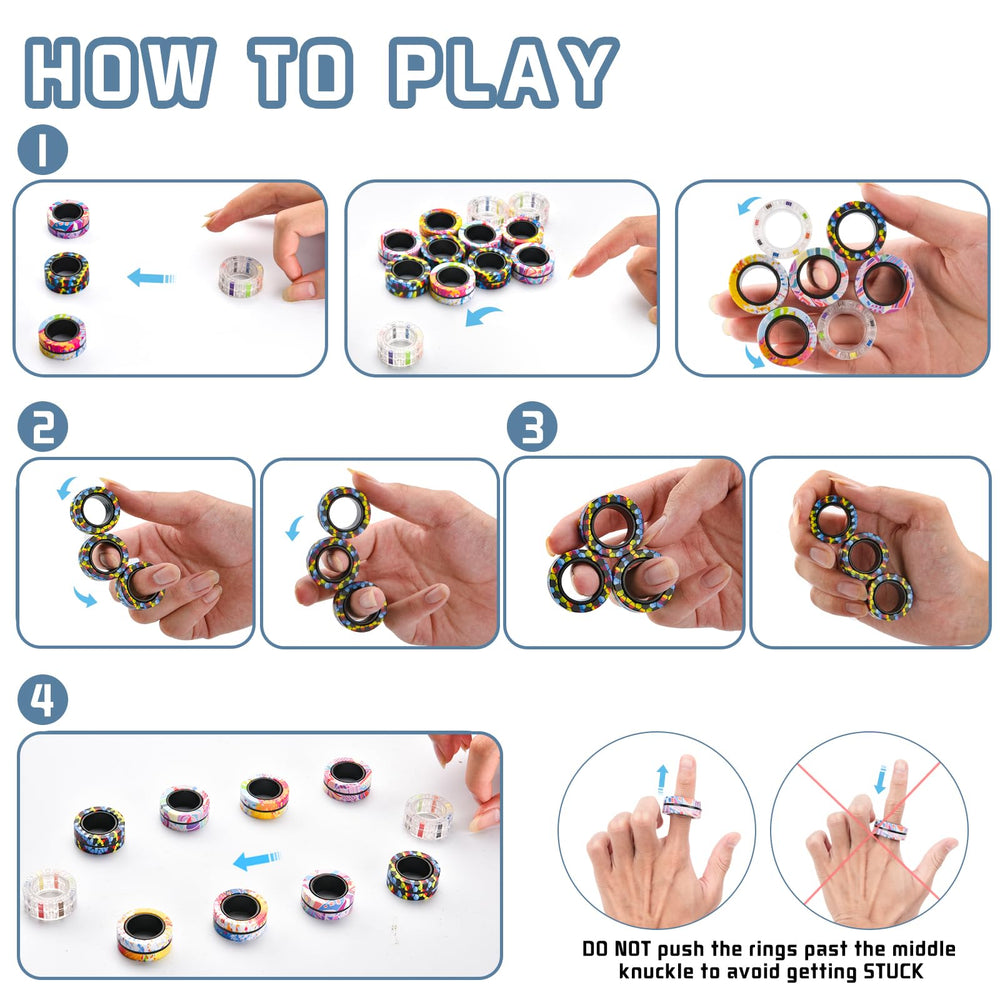 Finger Rock pocket-size stress toys perfect for travel, work, and school