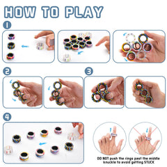 Finger Rock pocket-size stress toys perfect for travel, work, and school