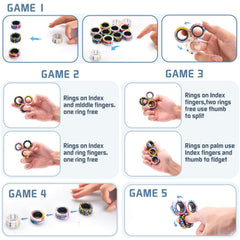 Finger Rock rotation game fidget rings stimulate focus and reduce restlessness