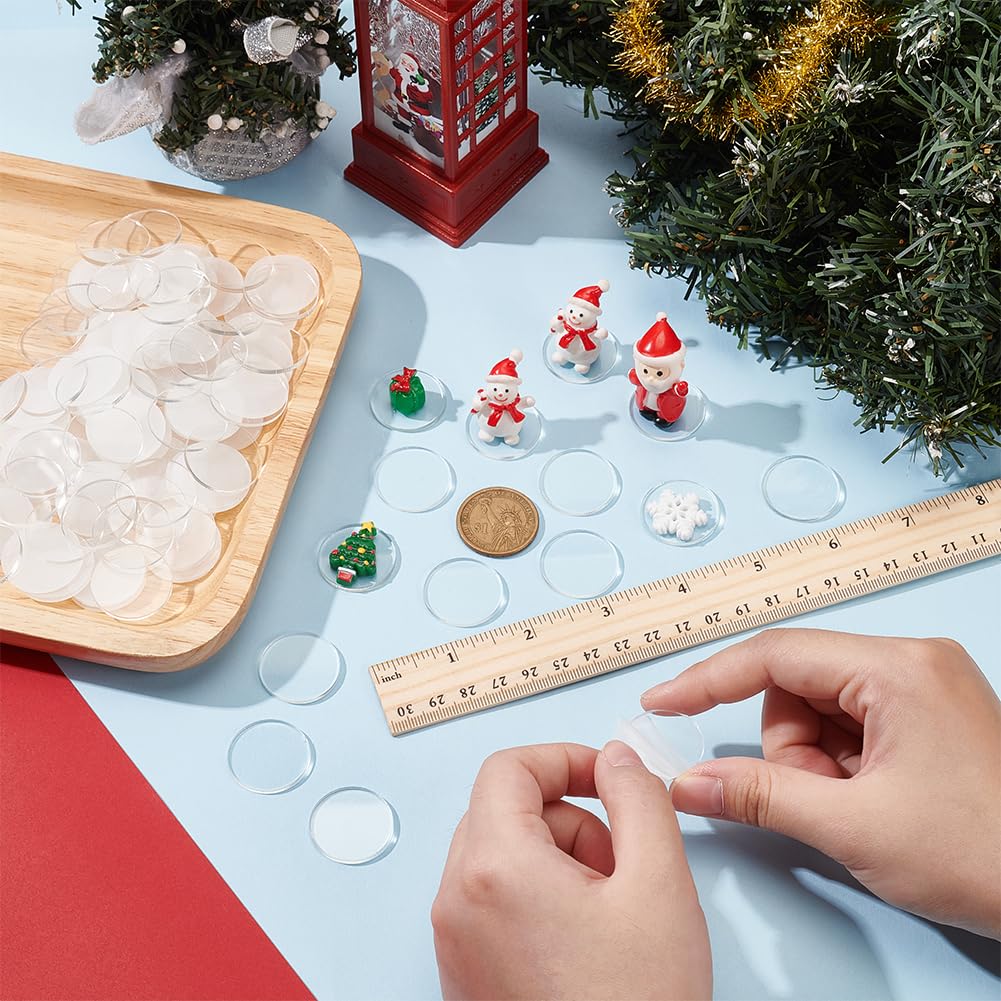 FINGERINSPIRE 100-pack acrylic discs provide affordable model bases