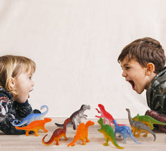 FINGOOO non-toxic plastic dinosaurs safe for kids' play.