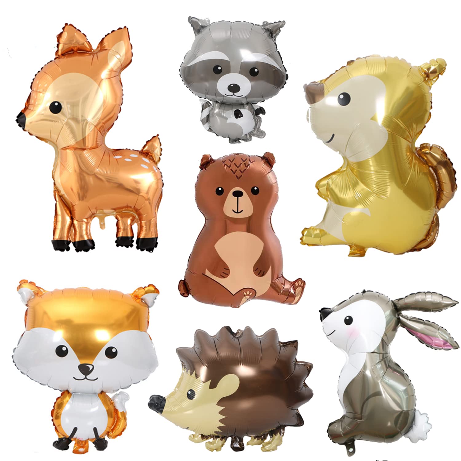 Finypa forest animal balloon fox decor for woodland baby showers