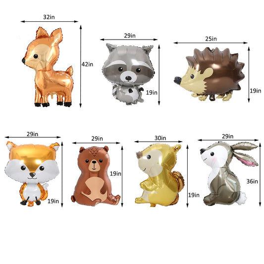 Finypa forest animal balloon hedgehog ideal indoor party decoration