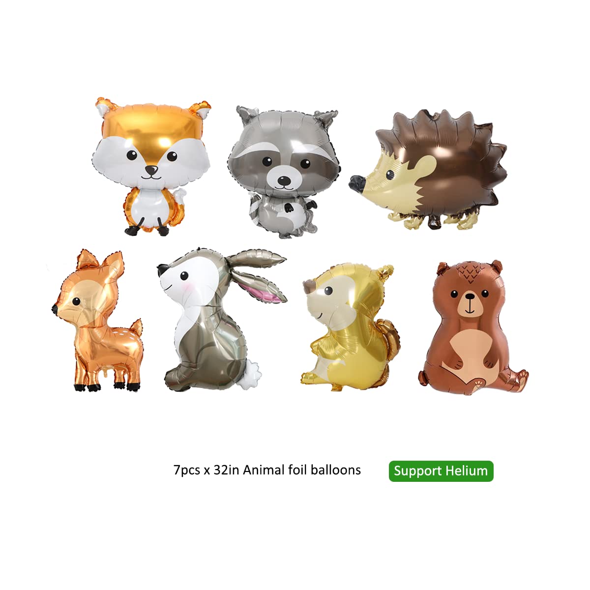 Finypa forest animal balloon squirrel enhances woodland themed celebrations