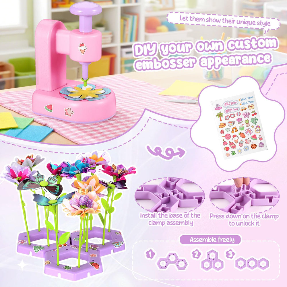 Fippy butterfly petals add lifelike detail to craft bouquets