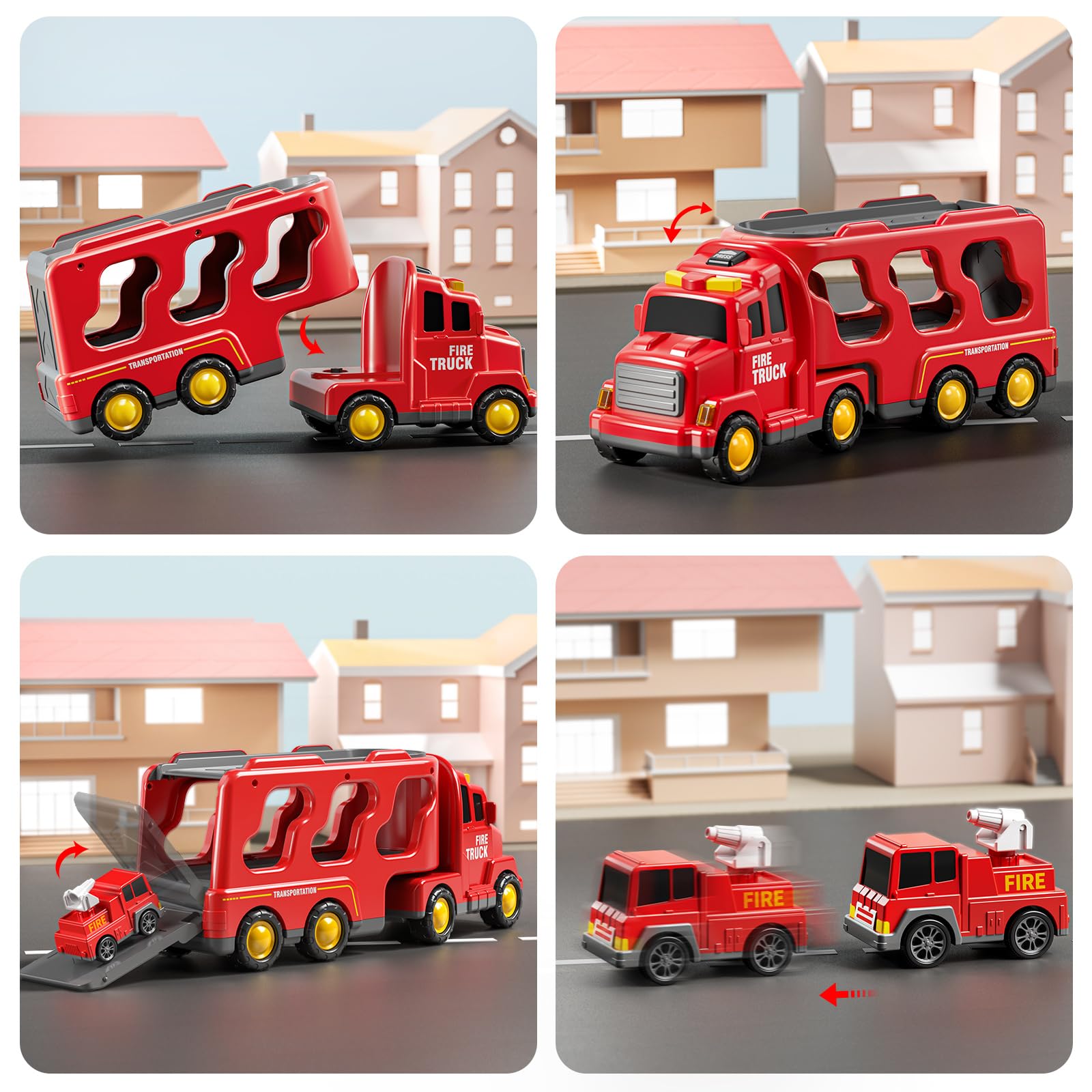 JUKUDAHU fire car for fast response play sessions.