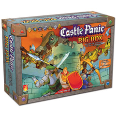 Fireside Games Castle Panic Big Box 2e cover, inviting cooperative play for family game nights.