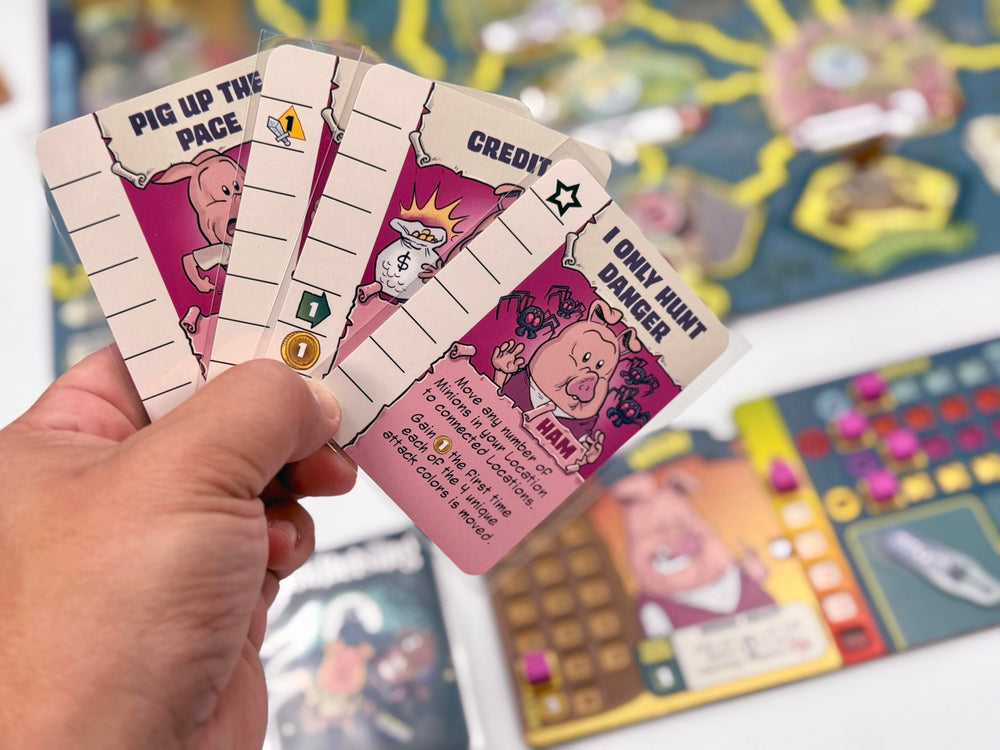 Fireside Games Ham Helsing deck crafting cards unlock synergistic team options