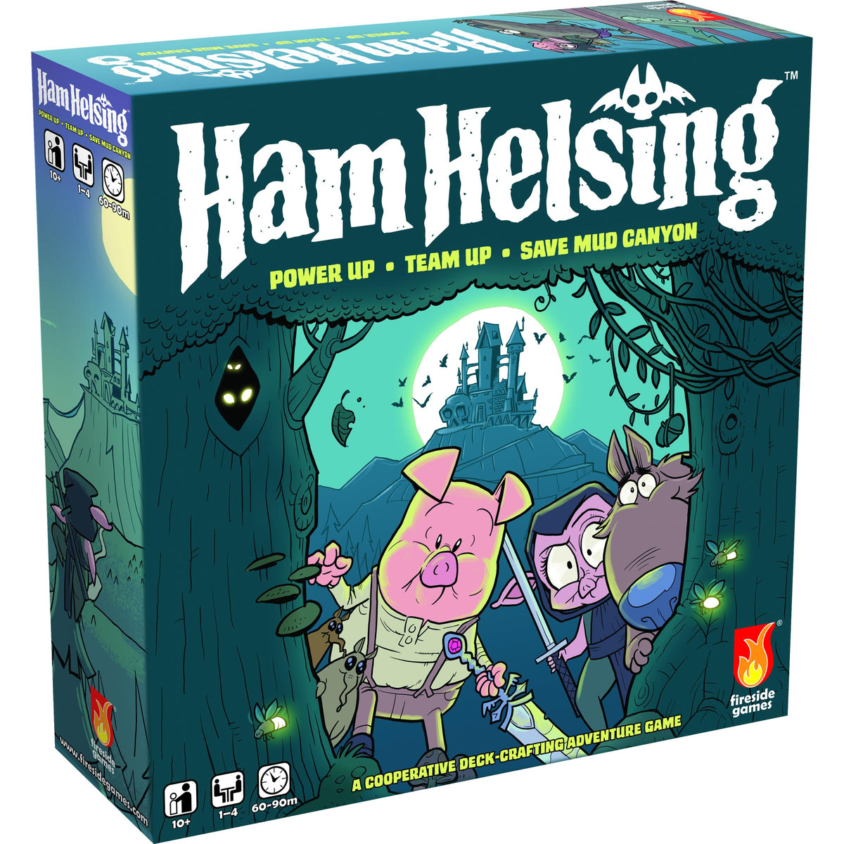 Fireside Games Ham Helsing hero figures enhance cooperative teamwork and role immersion