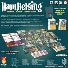 Fireside Games Ham Helsing Mud Canyon map anchors tactical positioning