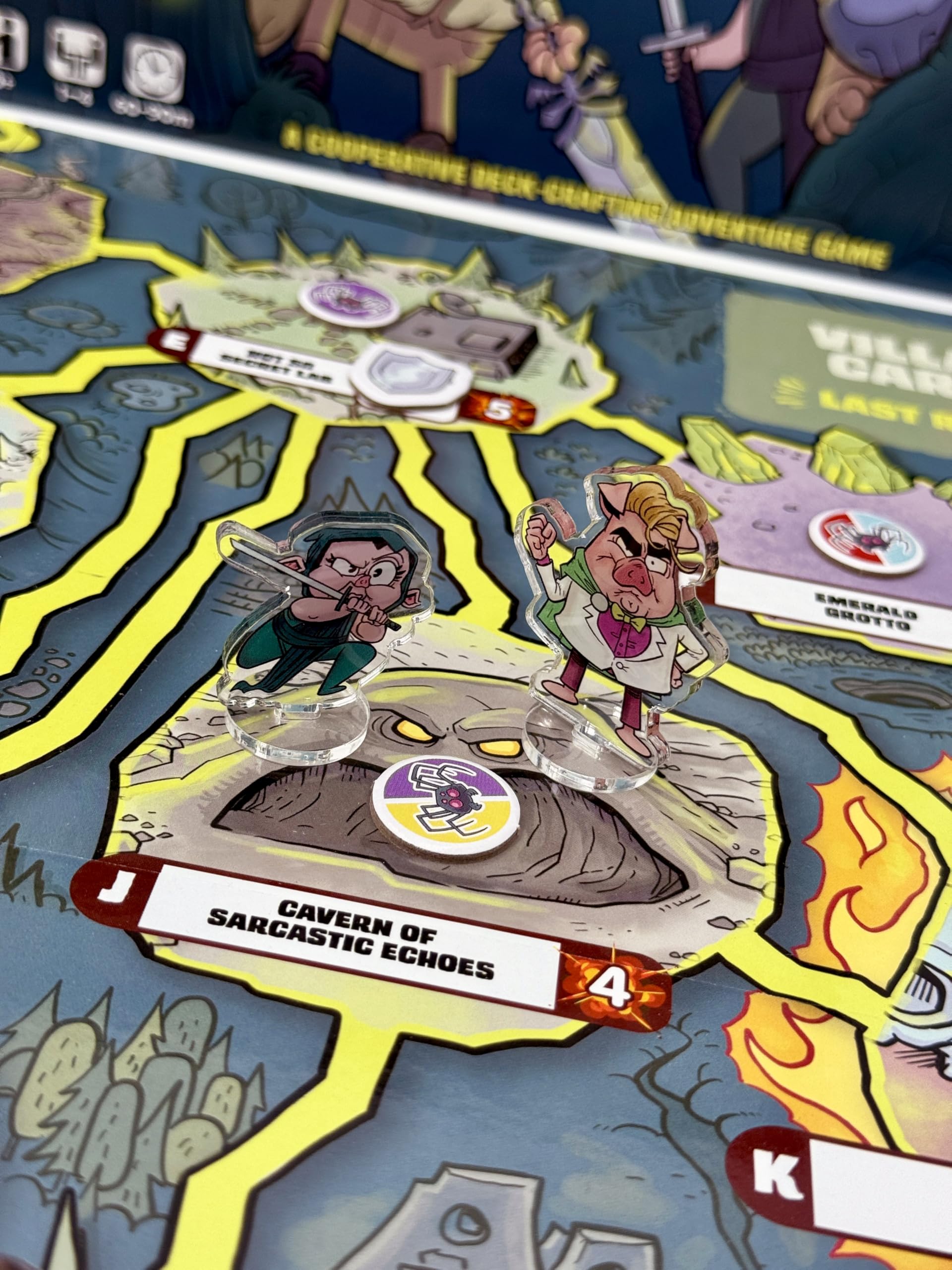 Fireside Games Ham Helsing transparent upgrades cards enable layered deck crafting