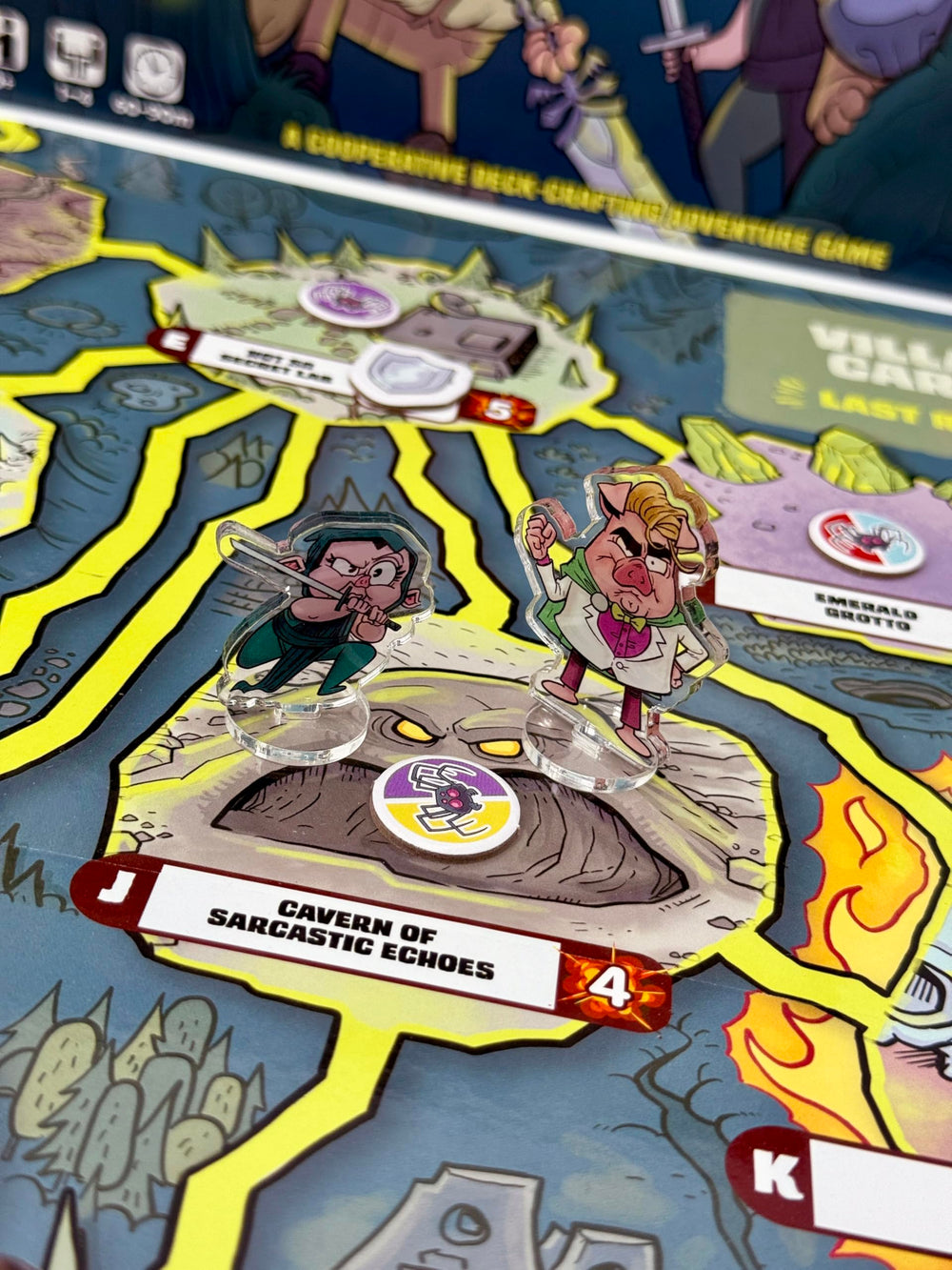 Fireside Games Ham Helsing transparent upgrades cards enable layered deck crafting