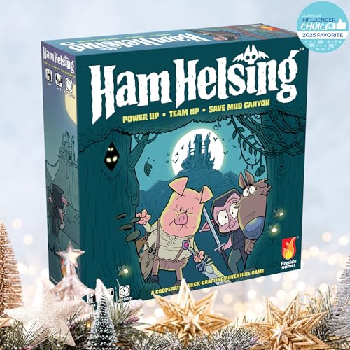Fireside Games Ham Helsing villain boards provide dynamic battle scenes and decision points