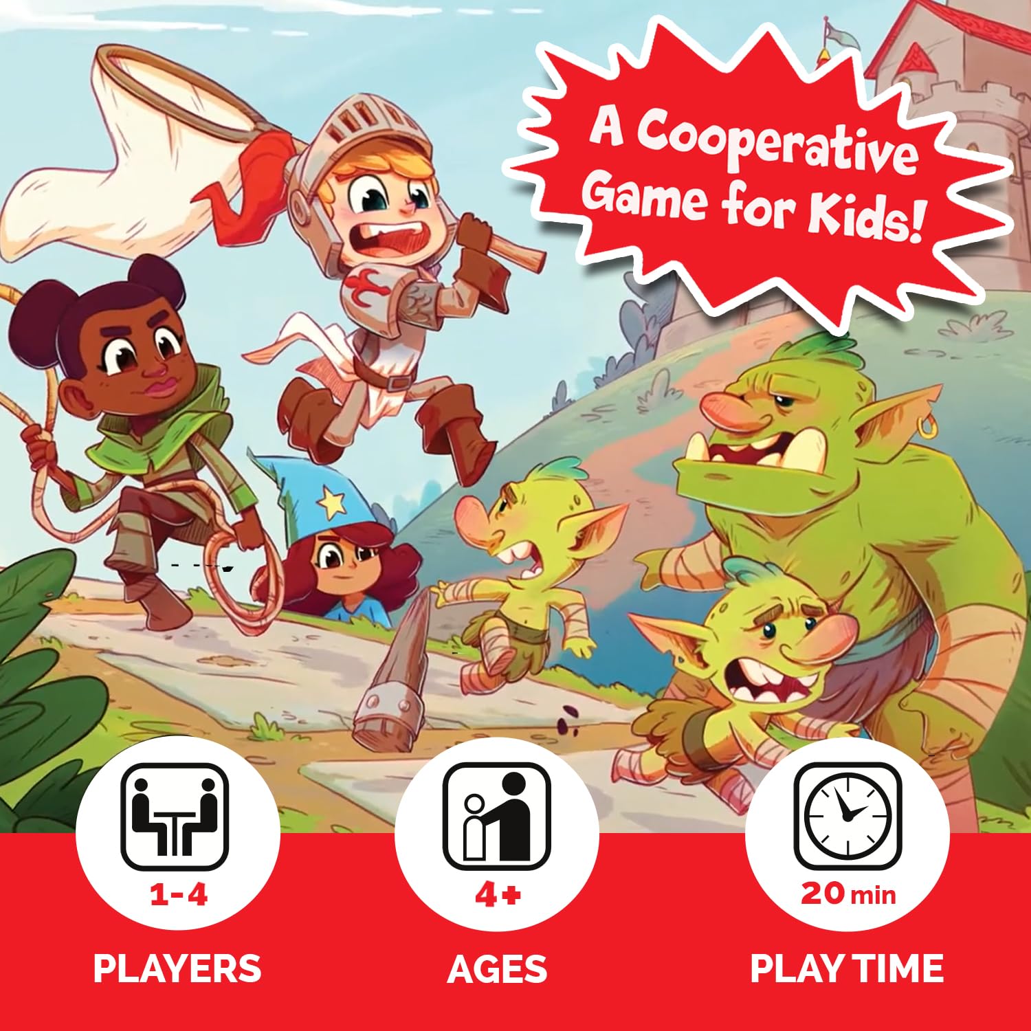 Fireside Games My First Castle Panic supports color and shape learning for preschoolers