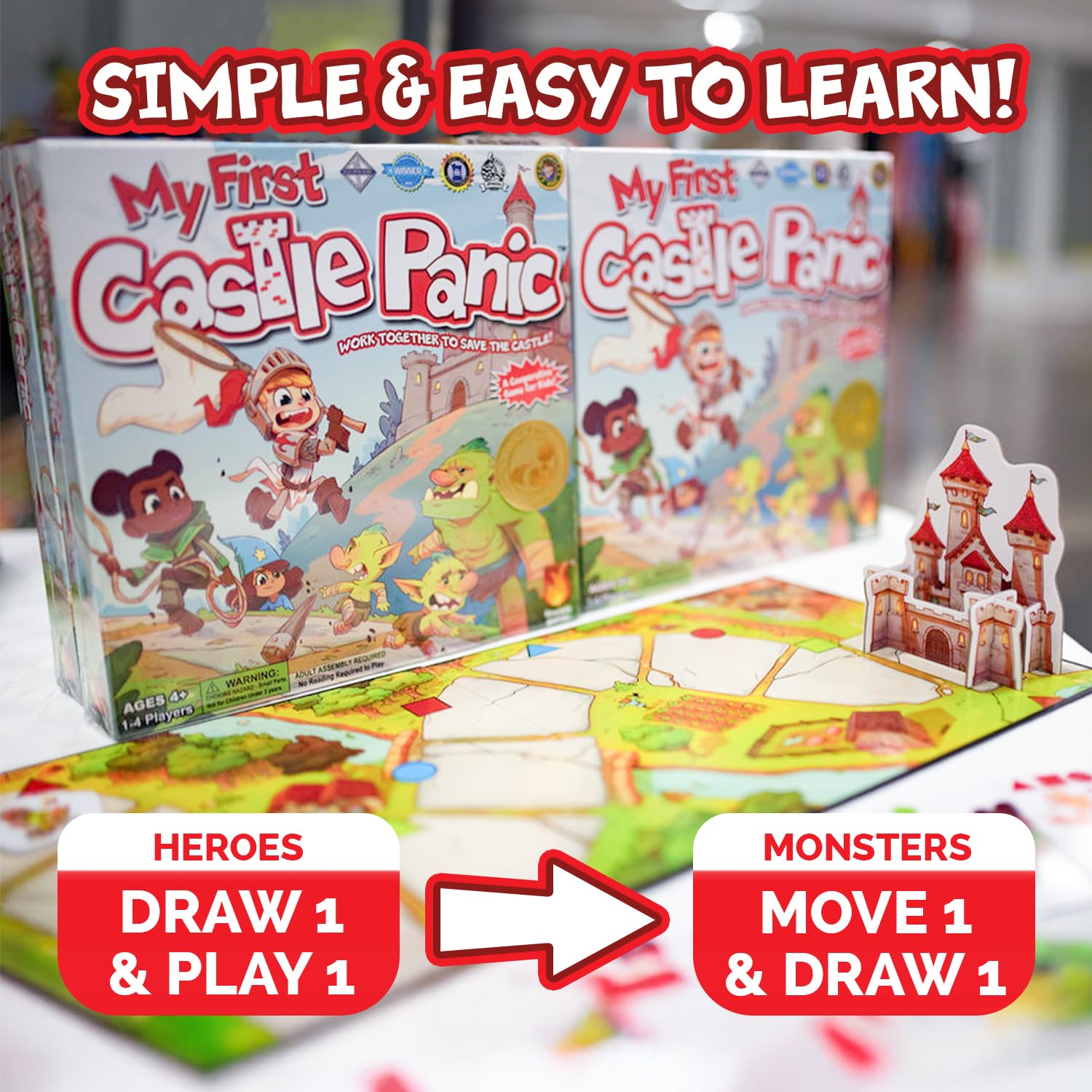 Fireside Games My First Castle Panic strengthens family bonding during play