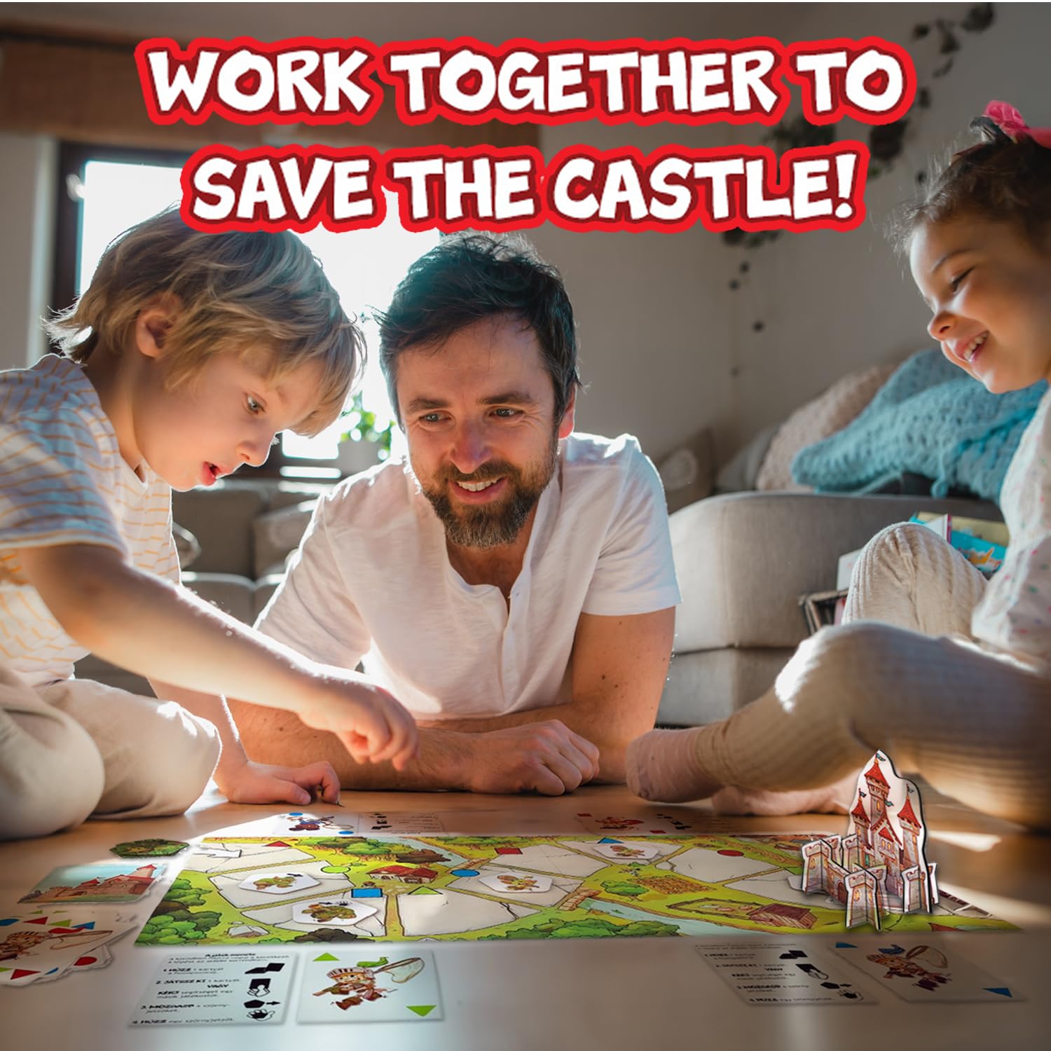 Fireside Games My First Castle Panic features no-reading rules for independence