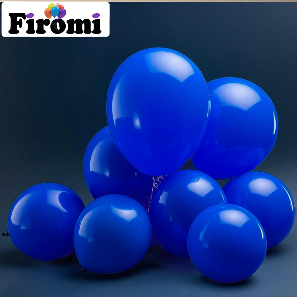 Firomi royal blue balloon garland adds vivid color to indoor or outdoor parties.