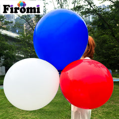 Firomi helium-safe royal blue balloon for air or helium decorations.