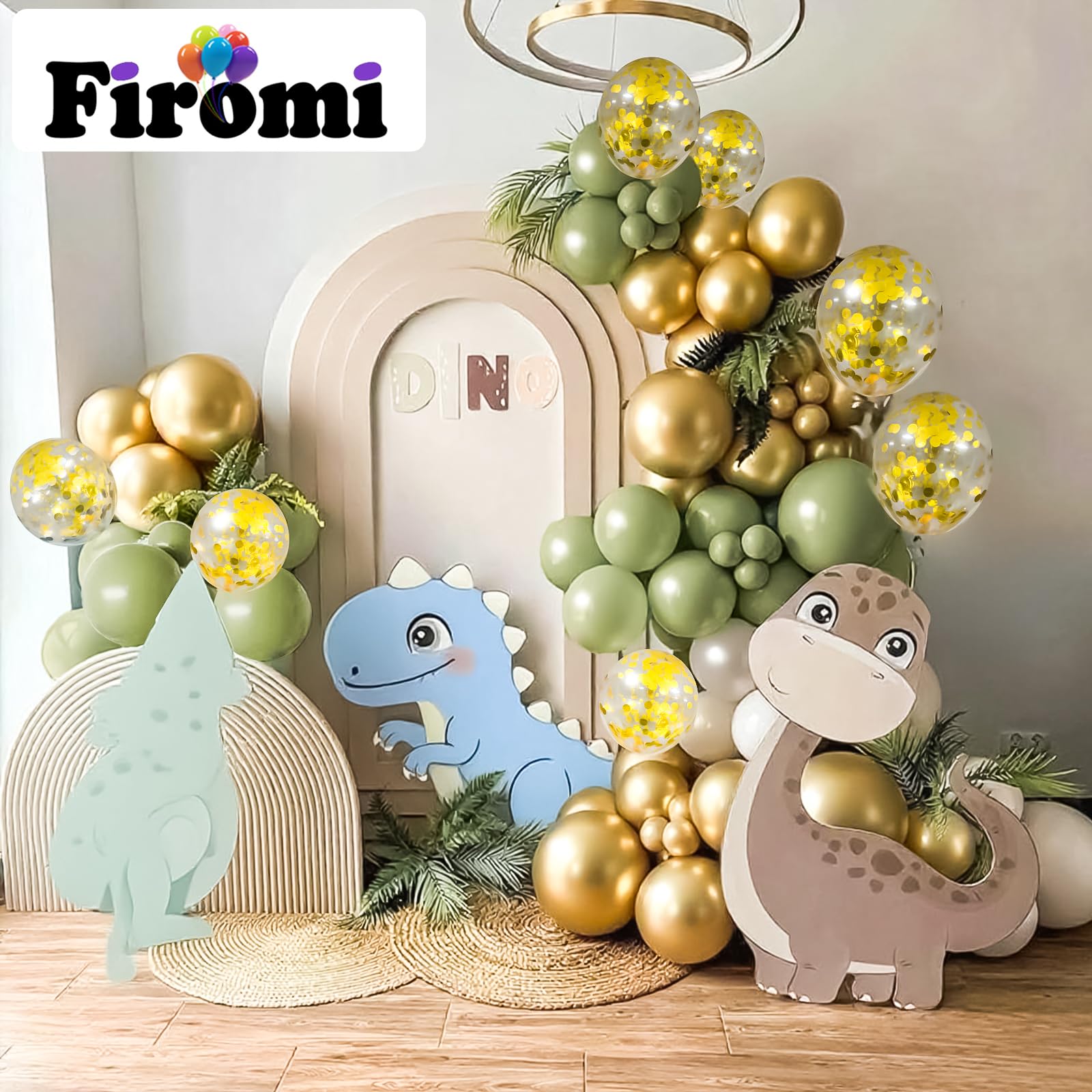 Firomi gold ribbons, 33 feet each, for finishing touches and garlands.